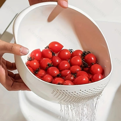 1 Piece of Rice Drainage Basket Rice Filter Fruit and Vegetable Drainage Sieve Kitchen Supplies Small Tools Multi-Purpose